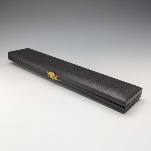 1925 年英國古董白色珍珠柄麵包刀盒裝 John Batt